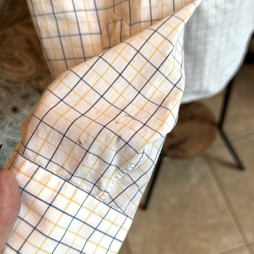 RALPH LAUREN men’s plaid shirt, size 17, 34/35 - Picture 5 of 11
